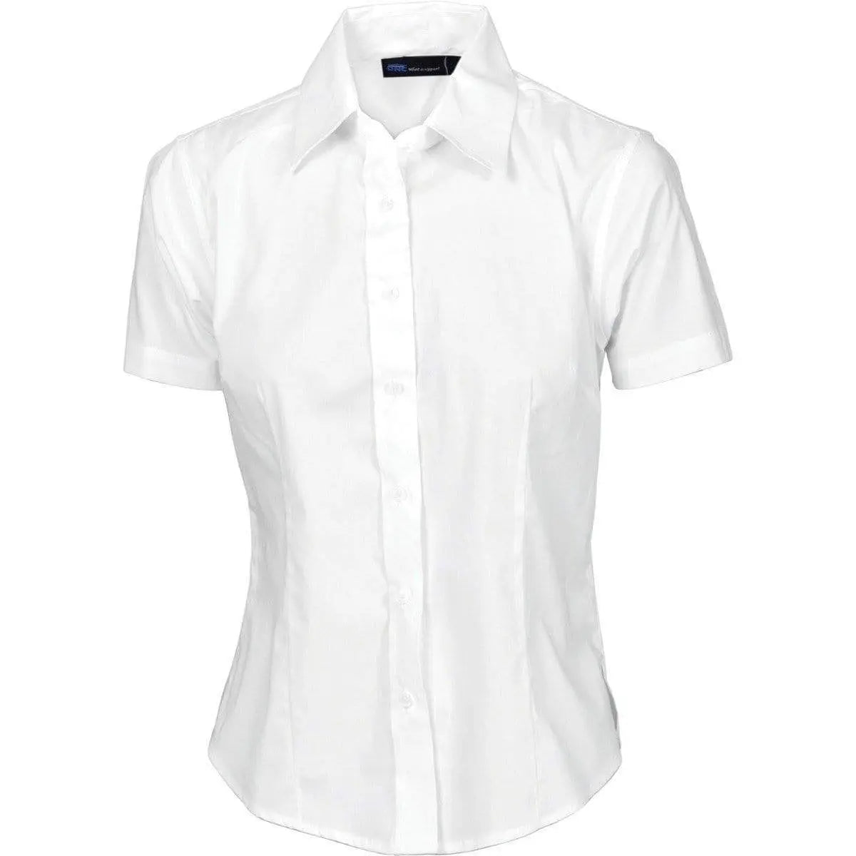 DNC Workwear Corporate Wear White / 6 DNC WORKWEAR Ladies Premier Stretch Poplin Short Sleeve Business Shirt 4231